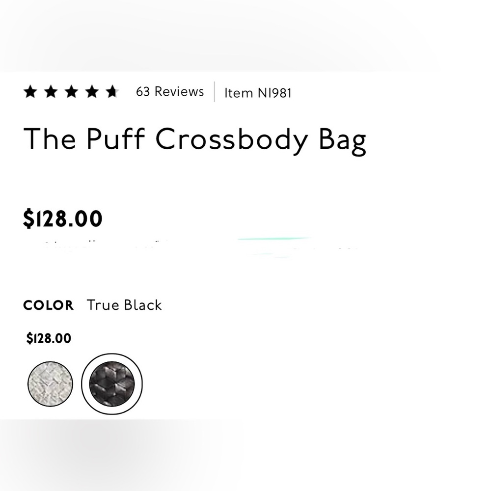 Madewell the puff crossbody bag woven leather edition - Picture 6 of 11